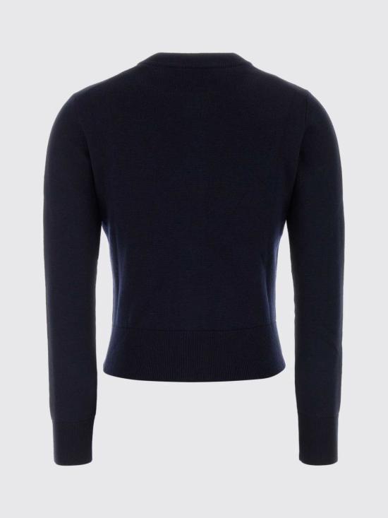 26FW 아미 크루넥 울 가디건 FKC361001 414 Navy - AMI