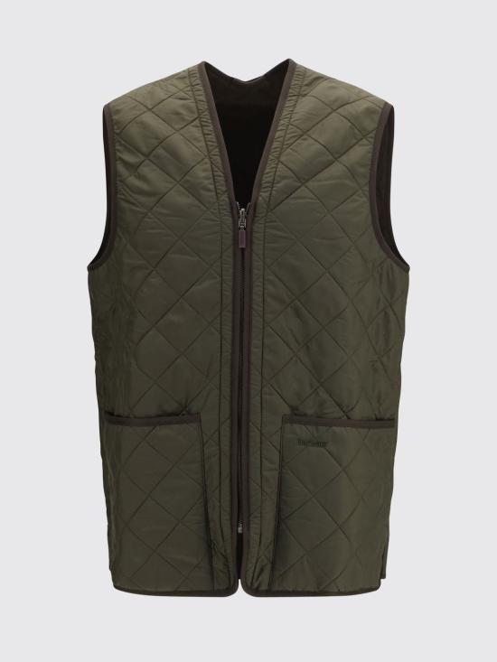 26FW 바버 폴라퀼트 지퍼인 라이너 MLI0002 OL91 Green - BARBOUR