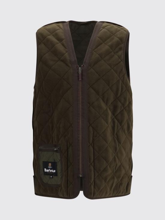 26FW 바버 폴라퀼트 지퍼인 라이너 MLI0002 OL91 Green - BARBOUR