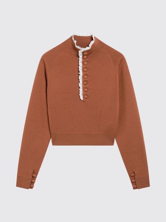 26FW 끌로에 스웨터 CH26AMP01600 246 Brown - CHLOE