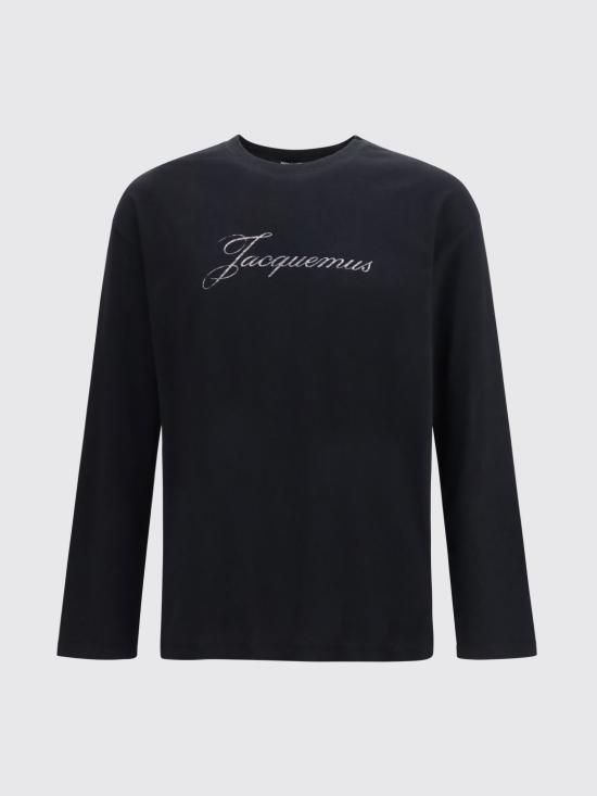 26FW 자크뮈스 긴팔 티셔츠 TSU00351AJ00289 990 Black - JACQUEMUS