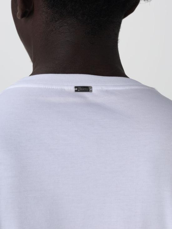 26FW 에르노 반팔 티셔츠 JG00031UR52052 1000 White - HERNO