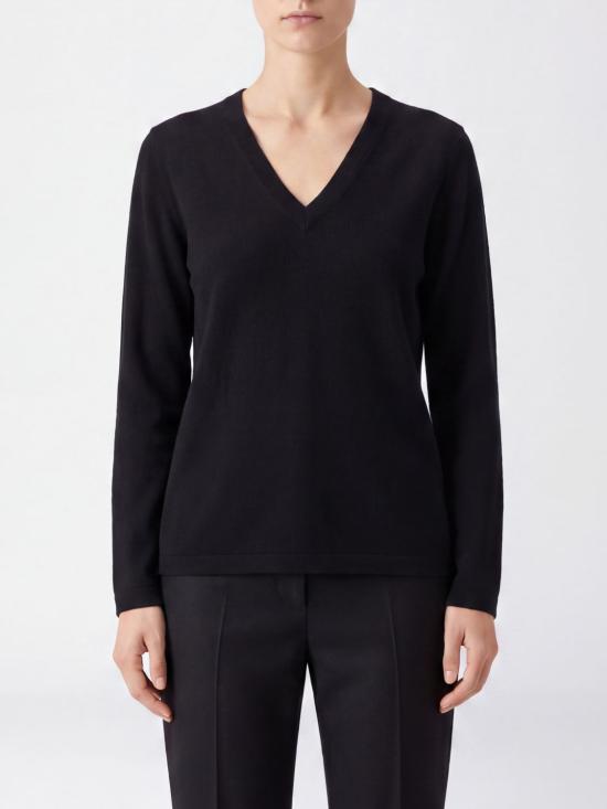 26FW 더로우 포에시스 스웨터 R000702Y1026 BLK Black