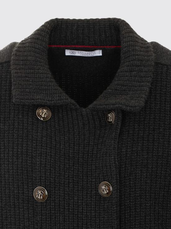 26FW 브루넬로 쿠치넬리 가디건 M22506206 C9653 Grey 1 - BRUNELLO CUCINELLI