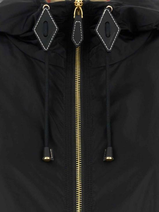 26FW 버버리 웨이스트 스트링 후드 자켓 8113522 Black - BURBERRY