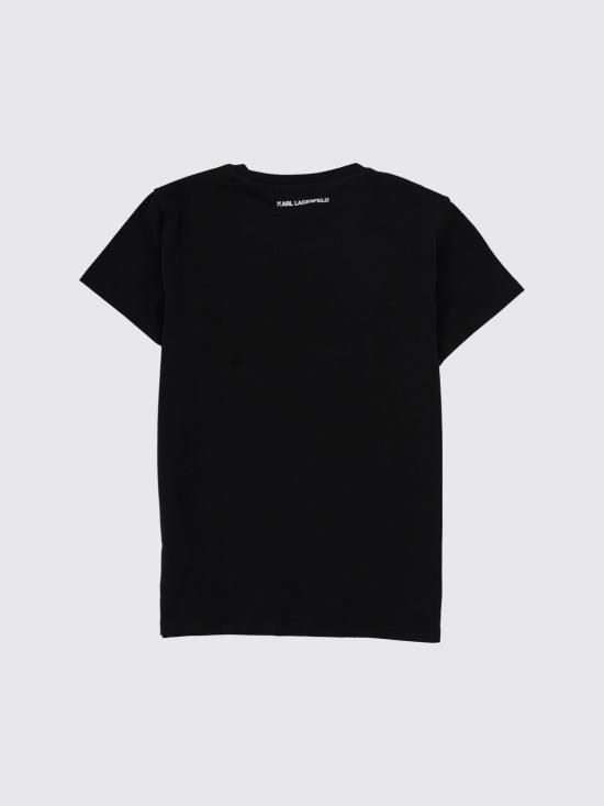 26SS [키즈] 칼라거펠트 티셔츠 Z31160 09B Black - KARL LAGERFELD