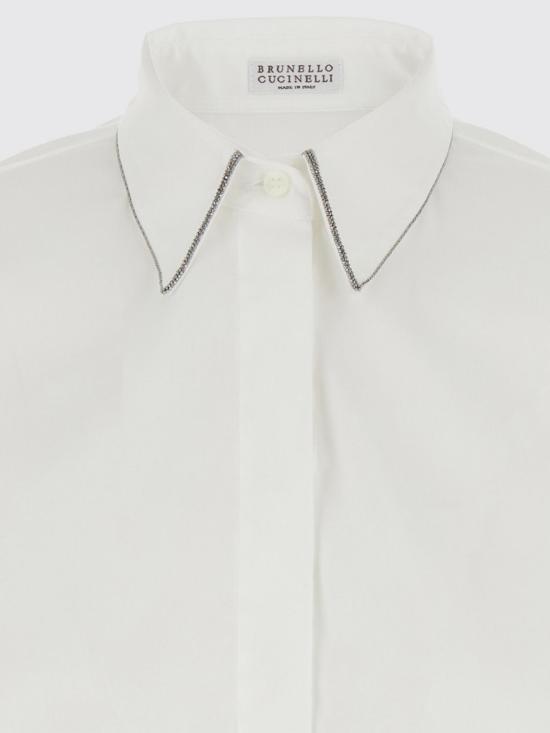 26FW 브루넬로 쿠치넬리 셔츠 MP091MA606 C159 White - BRUNELLO CUCINELLI
