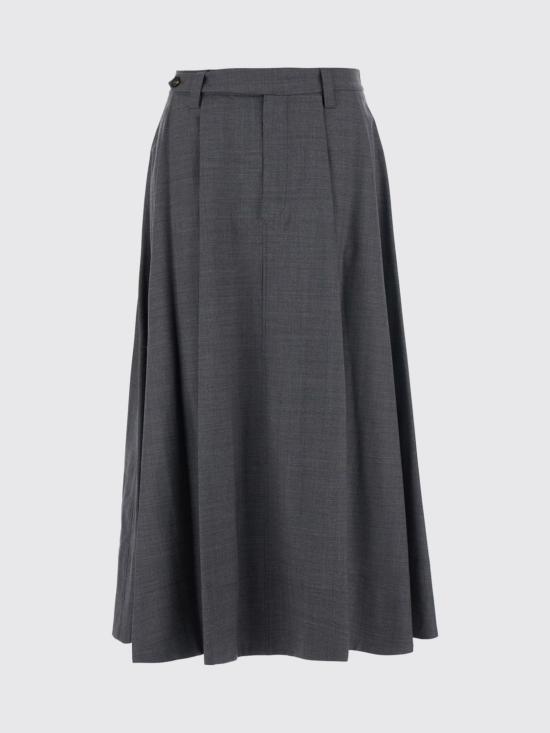 26FW 브루넬로 쿠치넬리 롱 스커트 M0W07G3951 C010 Grey 1 - BRUNELLO CUCINELLI