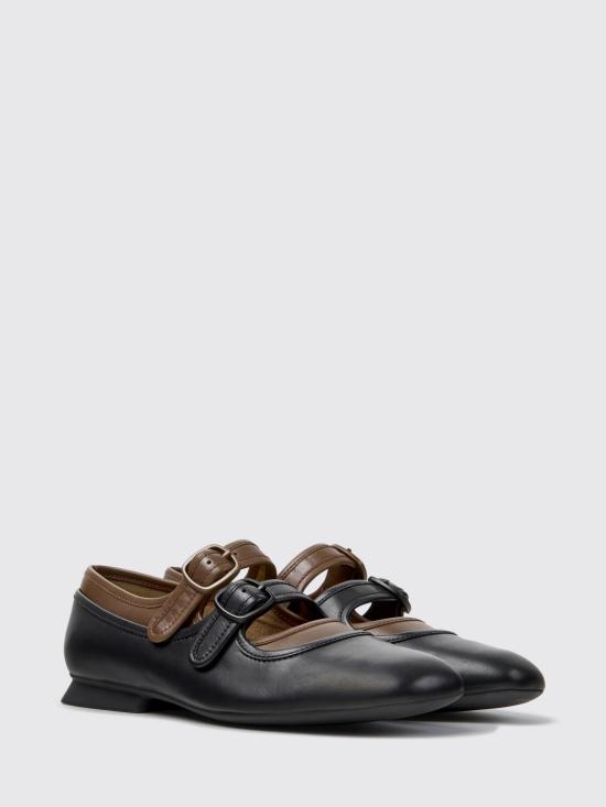 26SS 캠퍼 플랫 슈즈 K201952 001 CASI MYRA 0 Black - CAMPER