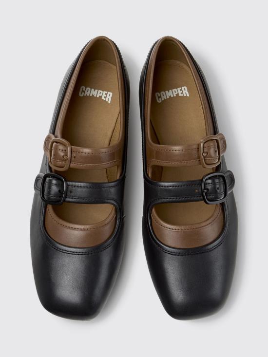 26SS 캠퍼 플랫 슈즈 K201952 001 CASI MYRA 0 Black - CAMPER