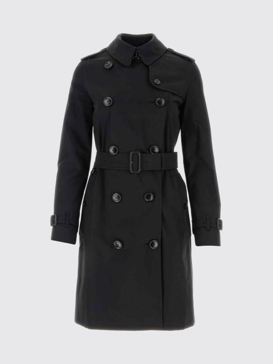 26FW 버버리 벨티드 트렌치 코트 8079409 Black - BURBERRY
