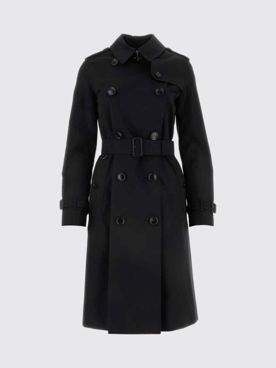 26FW 버버리 롱 켄싱턴 헤리티지 트렌치코트 8079412 Black - BURBERRY