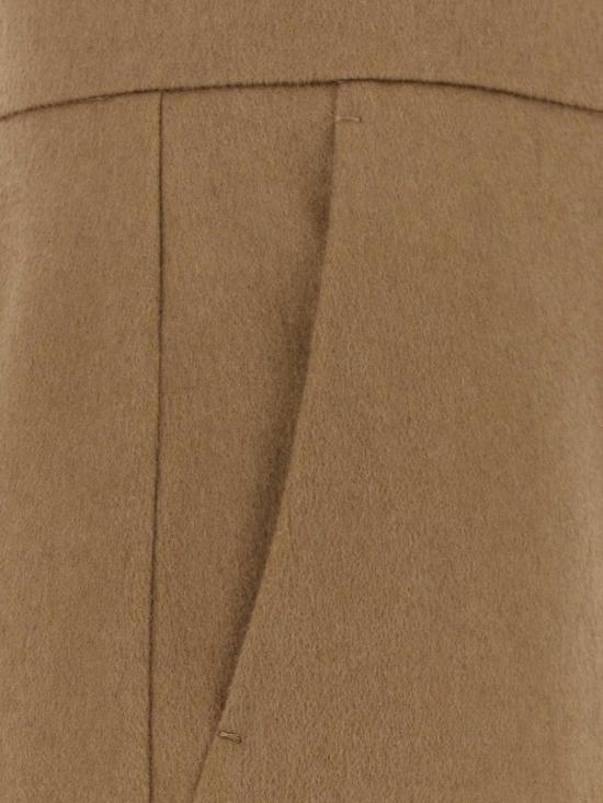 26FW 막스마라 와이드 레그 플란넬 팬츠 와이드 레그 플란넬 팬츠 2621136022600 001 Camel - MAX MARA
