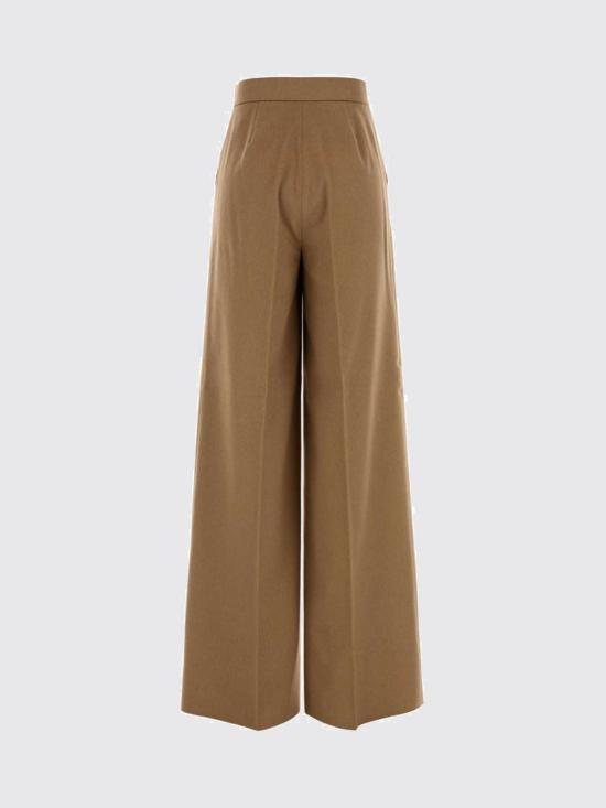 26FW 막스마라 와이드 레그 플란넬 팬츠 와이드 레그 플란넬 팬츠 2621136022600 001 Camel - MAX MARA