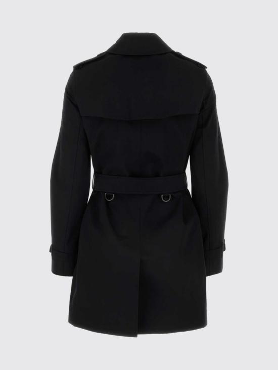 26FW 버버리 숏 켄싱턴 헤리티지 트렌치 코트 8079415 Black - BURBERRY
