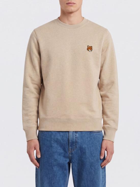 26FW 메종키츠네 폭스 헤드 레귤러 폴로 티셔츠 PM00303KM0340 0604 Beige