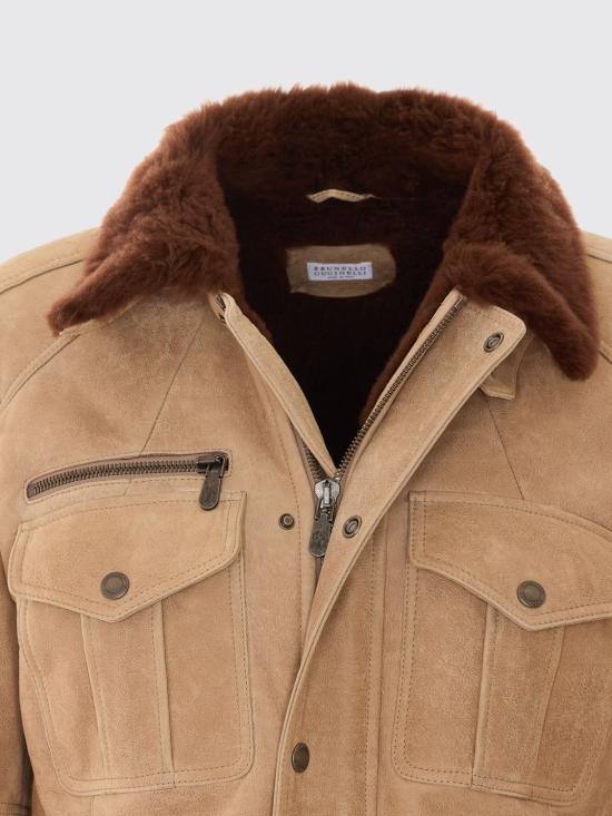 26FW 브루넬로 쿠치넬리 자켓 MPMWT2090 CDL05 Beige - BRUNELLO CUCINELLI