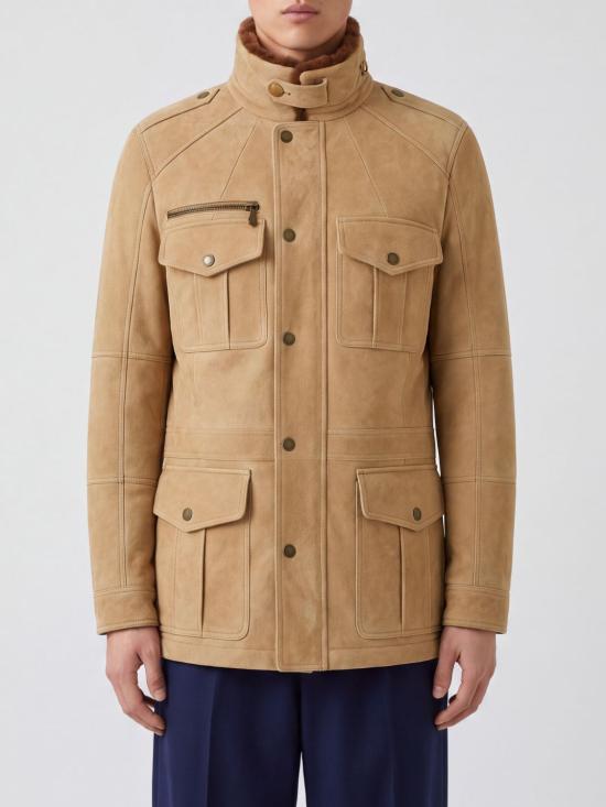 26FW 브루넬로 쿠치넬리 자켓 MPMWT2090 CDL05 Beige
