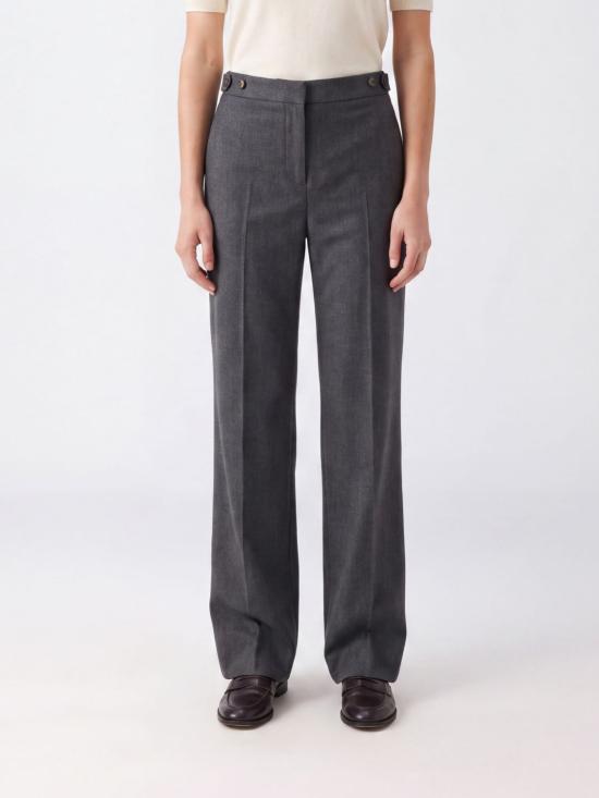 26FW 스텔라 맥카트니 수트 팬츠 6440483CU703 1262 Grey