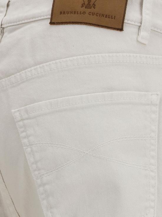 26FW 브루넬로 쿠치넬리 라이트웨이트 데님 팬츠 M277PD3210 C7007 White - BRUNELLO CUCINELLI