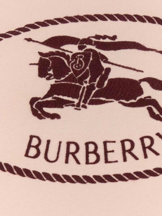 26FW 버버리 나이트 스탬프 코튼 티셔츠 8110925 Pink - BURBERRY