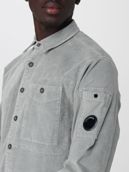 26FW 씨피 컴퍼니 셔츠 21CMSH147A006410O 936 Grey - C.P. COMPANY
