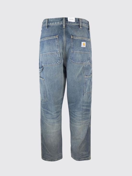 26FW 칼하트 WIP 스미스 데님 더블 니 팬츠 I032699 014Q Blue - CARHARTT WIP