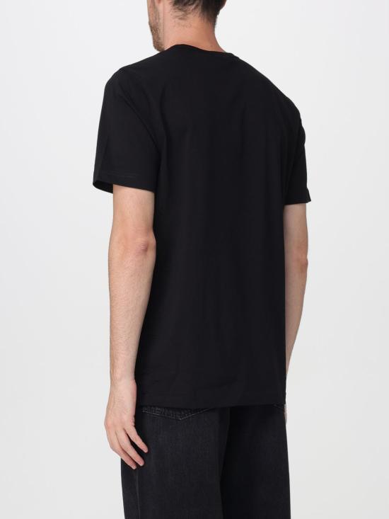 26FW 디젤 T-어드저스트-Od 메탈릭 오발 D 티셔츠 A178800CLBR 9XX Black - DIESEL