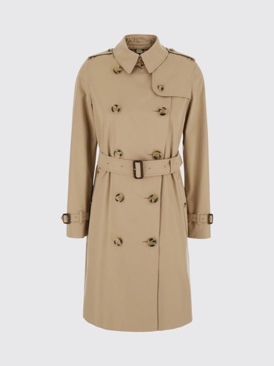 26FW 버버리 미드 렝스 켄싱턴 헤리티지 트렌치 코트 8117243 Beige - BURBERRY