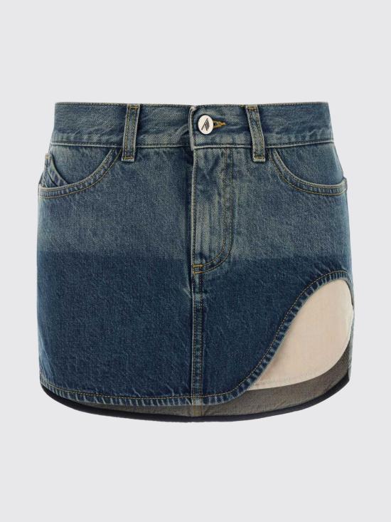 26FW 디 아티코 데님 스커트 261WCR00164DDD120SD 257 Blue - THE ATTICO