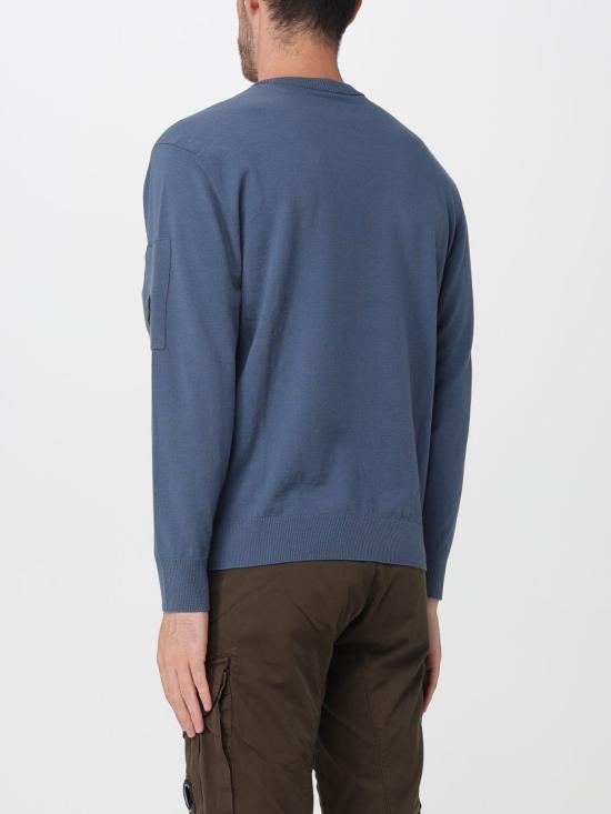26FW 씨피 컴퍼니 스웨터 21CMKN069A005528A 871 Blue 1 - C.P. COMPANY