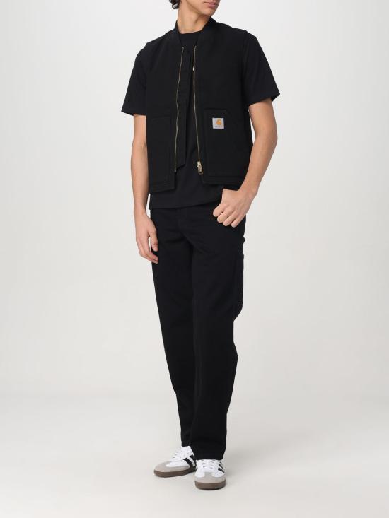 26FW 칼하트 WIP 스미스 데님 싱글 니 팬츠 I032024 8902 BLACK DOM - CARHARTT WIP