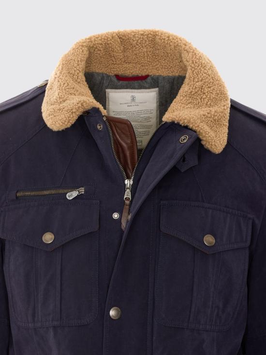 26FW 브루넬로 쿠치넬리 자켓 MG5456001 CTM45 Blue - BRUNELLO CUCINELLI