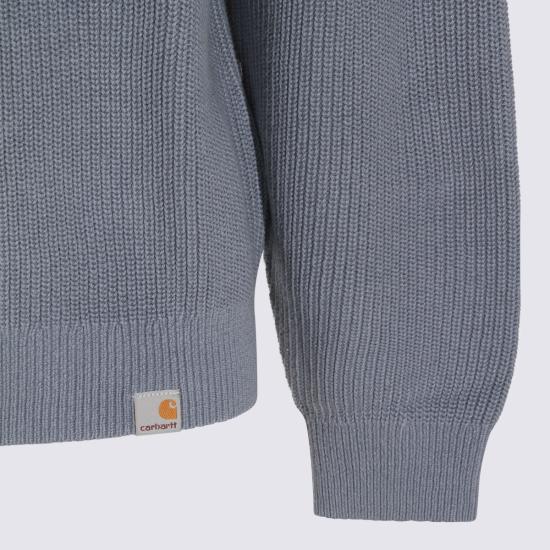26FW 칼하트 WIP 폴로 티셔츠 I036858 3RHXX SHADY BLUE DOM - CARHARTT WIP