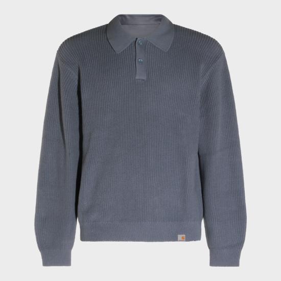 26FW 칼하트 WIP 폴로 티셔츠 I036858 3RHXX SHADY BLUE DOM