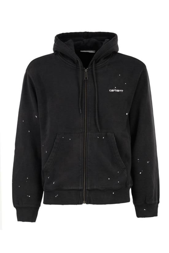 26FW 칼하트 WIP 후드 티셔츠 I036913 89EJ BLACK DOM