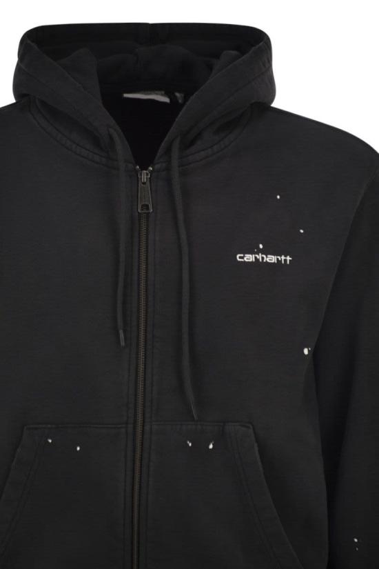 26FW 칼하트 WIP 후드 티셔츠 I036913 89EJ BLACK DOM - CARHARTT WIP