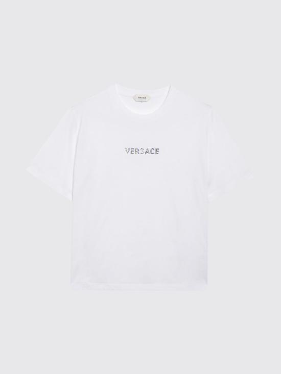 26FW 베르사체 반팔 티셔츠 10259731A18690 1W000 White - VERSACE