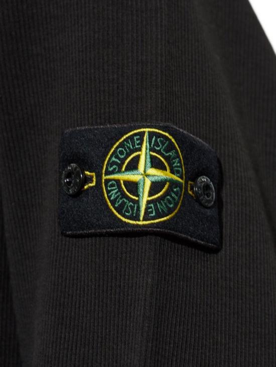 26FW 스톤 아일랜드 오가닉 코튼 인터락 맨투맨 L2S15 6100017 S0472 V0029 BLACK DOM - STONE ISLAND