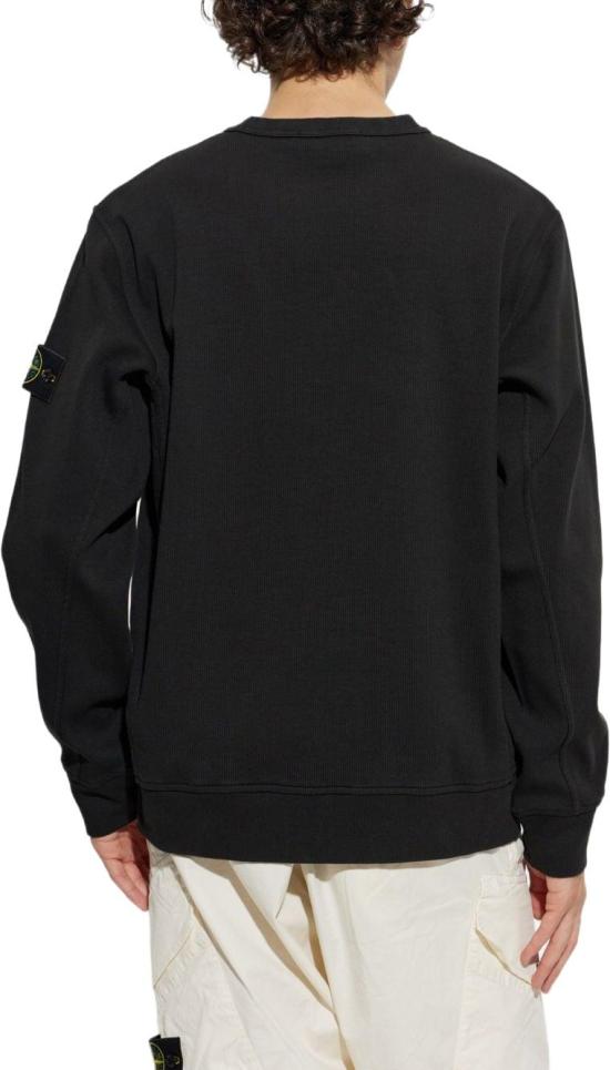 26FW 스톤 아일랜드 오가닉 코튼 인터락 맨투맨 L2S15 6100017 S0472 V0029 BLACK DOM - STONE ISLAND