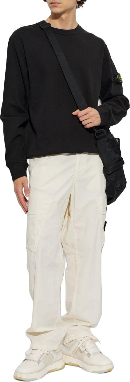 26FW 스톤 아일랜드 오가닉 코튼 인터락 맨투맨 L2S15 6100017 S0472 V0029 BLACK DOM - STONE ISLAND