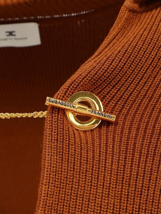 26FW 엘리자베타프랜치 롱 원피스 AM01S66E2 FK3 Tobacco - ELISABETTA FRANCHI
