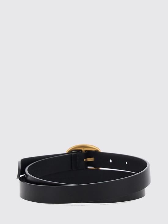 26FW 생로랑 카산드르 레더 벨트 A003RJAAB2Z 1000 Black - SAINT LAURENT
