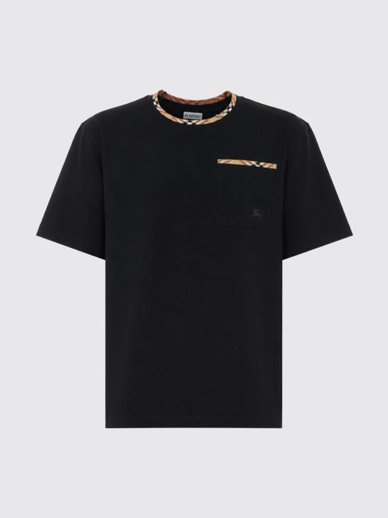 26FW 버버리 반팔 티셔츠 8127628 Black - BURBERRY