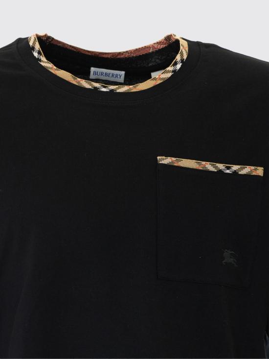 26FW 버버리 반팔 티셔츠 8127628 Black - BURBERRY