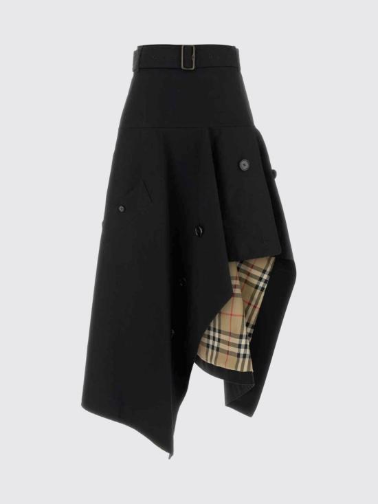 26FW 버버리 롱 스커트 8130208 Black - BURBERRY