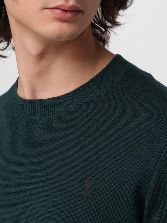 26FW 아미 ADC 크루넥 스웨터 HKS826001 A258 Bottle Green - AMI