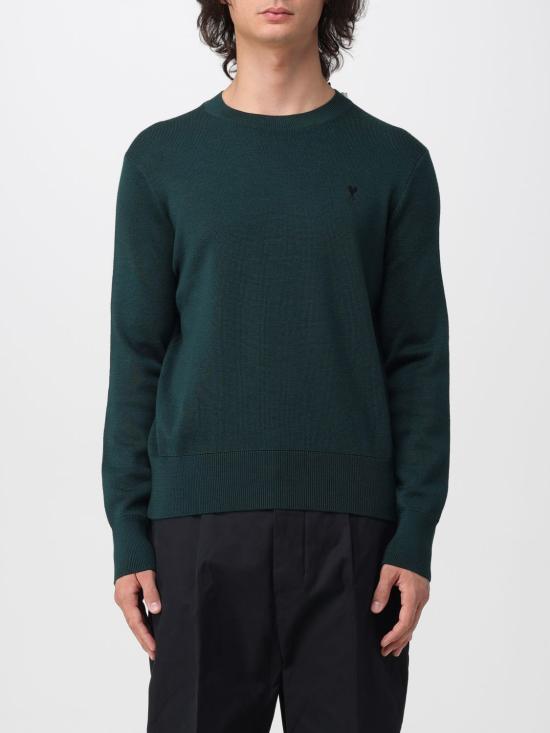 26FW 아미 ADC 크루넥 스웨터 HKS826001 A258 Bottle Green