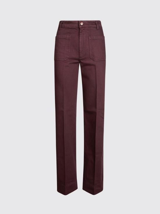 26FW 빅토리아 베컴 데님 팬츠 1326DJE007252PR 9887 Burgundy - VICTORIA BECKHAM