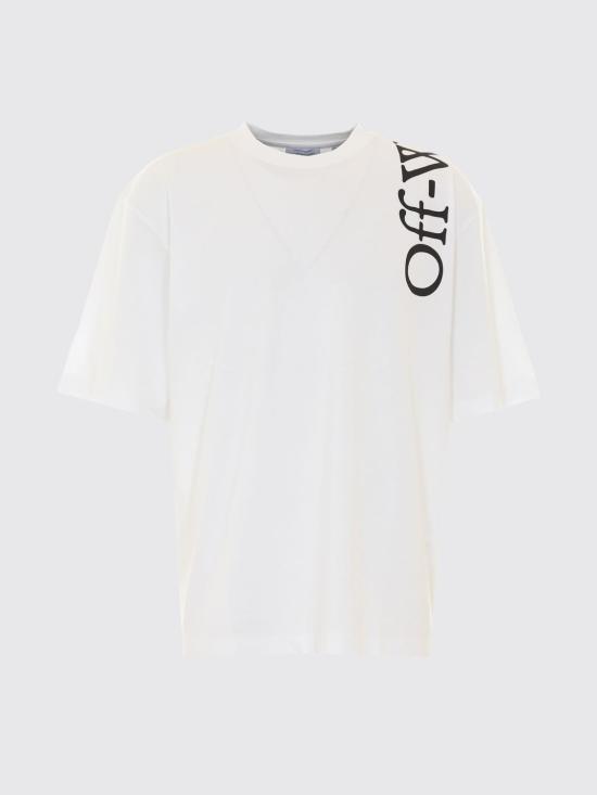 26FW 오프화이트 반팔 티셔츠 OMAA120F26JER010 100 White - OFF WHITE